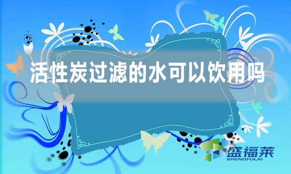 活性炭过滤的水可以饮用吗